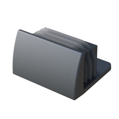 Nuestras conteras transversales han sido diseñadas para tubos rectangulares.