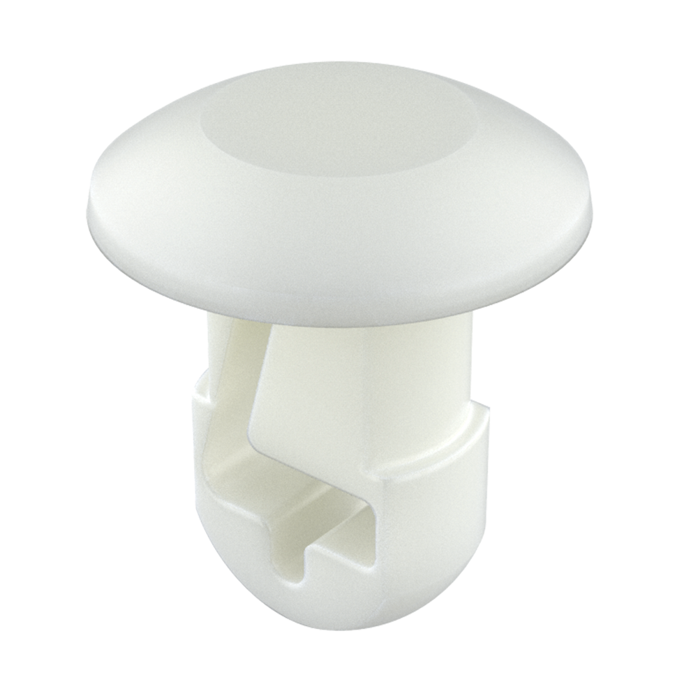 Nuestros soportes para bridas se fijan en un agujero pretaladrado y permite, si hay accesibilidad en ambos lados, colocar una brida por el otro extremo de la pieza. Elige la brida que más te conviene en nuestra familia MB.