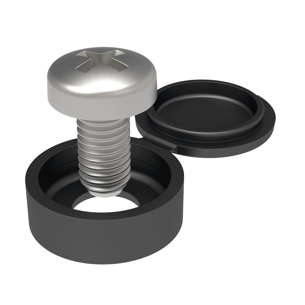 Nuestros <b>capuchones Uniscrew</b> protegen las cabezas de los tornillos de los golpes y de la suciedad y al mismo tiempo embellece las cabezas gracias a su buen acabado. Acepta gran variedad de tamaños de tornillos, lo que reduce los stocks así como los tiempos de montaje gracias a su arandela integrada.
El material de fabricación es un PP copolímero (polipropileno) con un módulo de impacto muy elevado que lo hace altamente <b>resistente a impactos incluso a temperaturas de -20ºC</b>. Cuenta además con un <b>aditivo UVA para evitar la degradación a consecuencia de los rayos solares y la intemperie.</b> <br><br>En la fabricación de estas piezas empleamos un aditivo que favorece su biodegradación sin afectar al comportamiento durante su vida útil. <a href='/news/BIOADD-esp.pdf'  target='_blank'>Consulte aquí más detalles sobre las propiedades del aditivo <b>biodegradable</b>. </a>