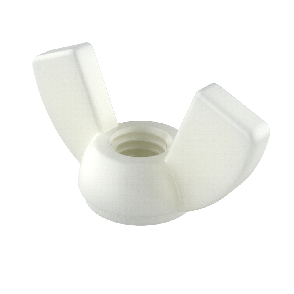 <p>Nuestras tuercas mariposa <strong>MTM</strong>, similares a <b>DIN 315</b>, están disponibles en <strong>PA66</strong> y <strong>PA6GF30</strong>, ofreciendo soluciones ligeras, aislantes y resistentes para múltiples sectores industriales.</p>

<h4>Materiales y propiedades</h4>
<ul style='margin-left:20px'>
  <li><strong>PA66:</strong> termoplástico técnico con alta rigidez, buena tenacidad y excelente estabilidad dimensional. Presenta buena resistencia al desgaste, al impacto y a la fatiga. Soporta temperaturas de trabajo continuo de hasta 100 °C. Resiste aceites, grasas, hidrocarburos y disolventes alifáticos.</li>
  
  <li><strong>PA6GF30:</strong> PA6 reforzado con un 30 % de fibra de vidrio, lo que incrementa notablemente su rigidez, resistencia mecánica y térmica. Soporta temperaturas de trabajo continuo de hasta 130 °C y ofrece gran resistencia al impacto, al envejecimiento térmico y a la deformación bajo carga. Buena resistencia química a aceites, grasas, combustibles y muchos disolventes orgánicos.</li>
</ul>

<p>
  Ambos materiales son eléctricamente aislantes y adecuados para aplicaciones técnicas que requieren resistencia mecánica, térmica y química. Ideales para componentes eléctricos, mecánicos, fijaciones plásticas e instalaciones expuestas a ambientes industriales exigentes.
</p>