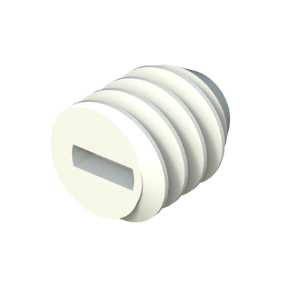 Nuestros prisioneros (tornillos sin cabeza) ranurados ofrecen una excelente resistencia a productos químicos (ver ficha técnica), alto nivel de rigidez dieléctrica, no se oxida y previene daños producidos por sobretensado.