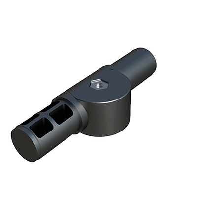 El conector en línea - fabricado en <b>Nylon</b> (PA6) de alta resistencia - se ha diseñado para ensamblar <b>2 tubos redondos</b> de forma unidimensional y unidireccional.
Da lugar a una conexión “invisible” de tubos y se suministra <b>con</b> o <b>sin alma de acero</b> (S) - conector de dos piezas.
Permite construir bastidores que vayan a estar sometidos a <b>cargas estáticas bajas - medias</b> o <b>altas</b> - según referencia - y tras garantizar una correcta distribución de los pesos.
Si se desea integrar un refuerzo externo - al conector - (remaches, pasadores, etc.), y para prevenir el efecto de la corrosión por contacto, se debe evitar perforar el núcleo de acero. <br>
Si la medida o cualquier otra especificación del producto no se encuentra dentro de nuestro programa estándar, consulte a nuestra oficina comercial.