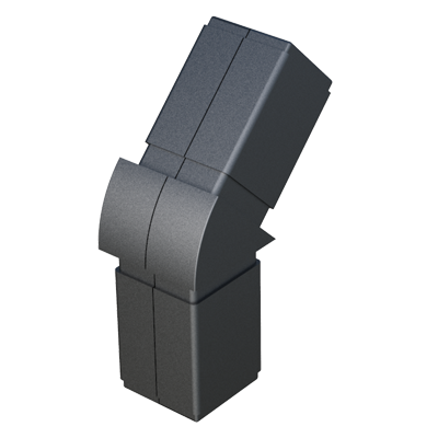 Nuestro conector <b>angulado</b> ha sido diseñado para conectar <b>2 tubos cuadrados</b> en un ángulo de <b>135⁰</b>.

Se suministra sin alma de acero (S) - conector de dos partes.

El <b>Nylon</b> (PA6) con el que está fabricado es de alta resistencia (impacto) y le ofrece - al conector - una vida útil muy larga. <br>

Consulte nuestra oficina comercial para versiones en diferentes espesores y/o dimensiones.